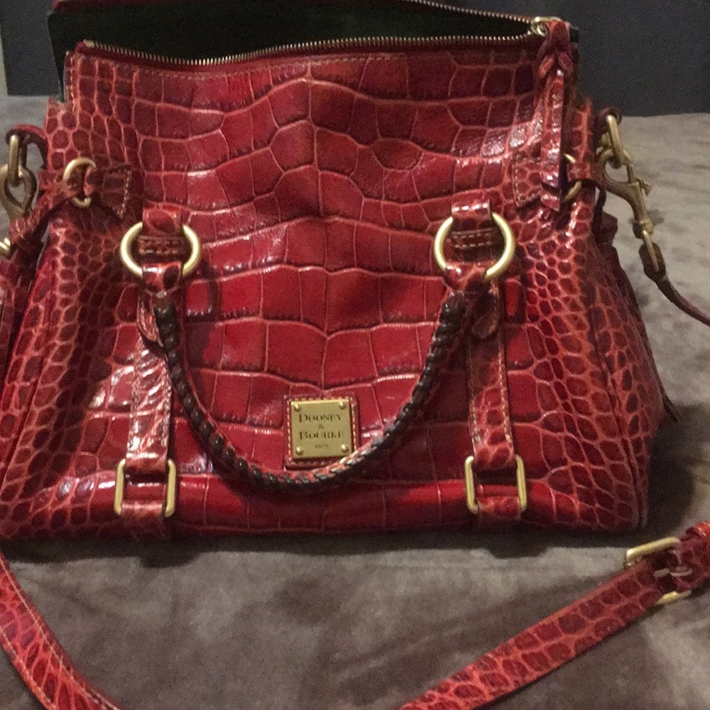 Dooney & Bourke croco satchel